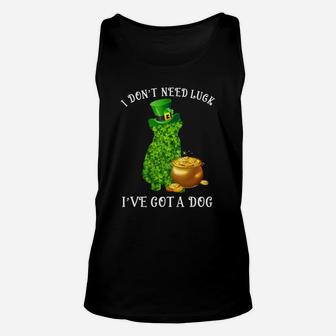 I Do Not Need Luck I Have Got A Bernese Mountain Shamrock St Patricks Day Dog Lovers Unisex Tank Top - Seseable