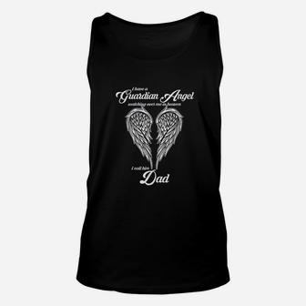 I Have A Guardian In Heaven I Call Him Dad Unisex Tank Top - Seseable