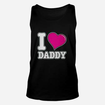 I Love Daddy, dad birthday gifts Unisex Tank Top - Seseable