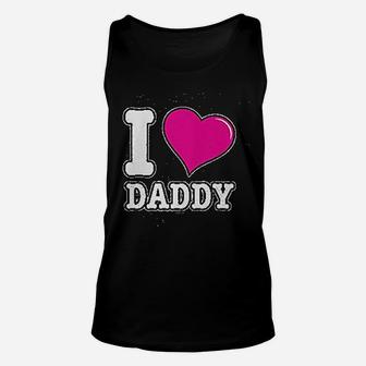 I Love Daddy Fathers Day Dad Infant Unisex Tank Top - Seseable