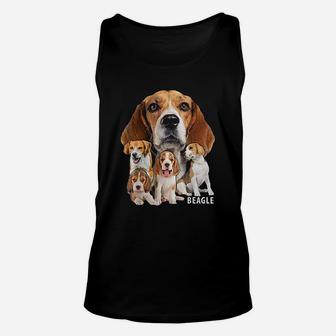 I Love My Beagle Dog Themed Funny Beagle Lover Unisex Tank Top - Seseable