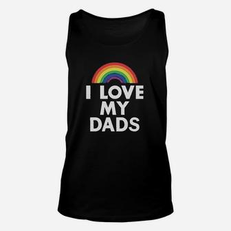 I Love My Dads Outfit Infant Gay Pride Unisex Tank Top - Seseable