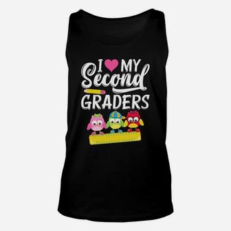 I Love My Second Graders Teachers End Of Year Gift Unisex Tank Top - Seseable