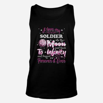 I Love My Soldier Army Wife Unisex Tank Top - Seseable