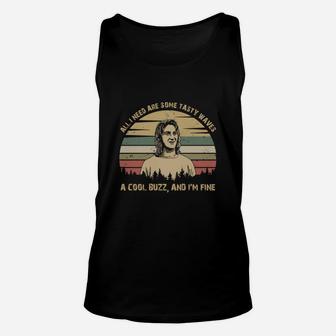 I Need Are Some Tasty Waves Vintage Unisex Tank Top - Seseable