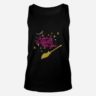I Put A Spell On You Sisters Halloween Unisex Tank Top - Seseable