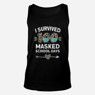 I Survived 100 School Days Funny 100th Day Of School Unisex Tank Top - Seseable