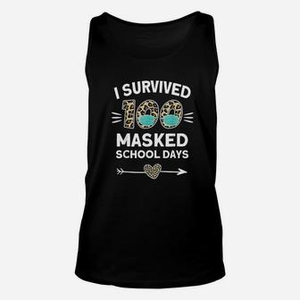 I Survived 100 School Days Funny 100th Day Of School Unisex Tank Top - Seseable