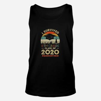 I Survived 8th Grade Graduation Class Of 2020 Unisex Tank Top - Seseable