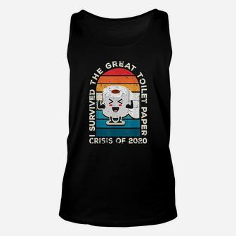 I Survived The Great Toilet Paper Crisis Of 2020 Gift Unisex Tank Top - Seseable