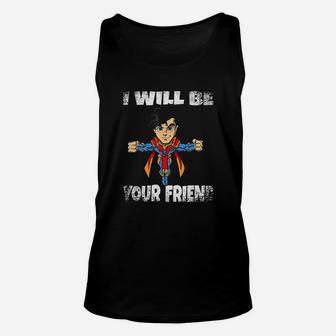 I Will Be Your Friend Back To School Superhero Unisex Tank Top - Seseable