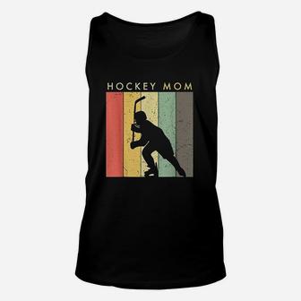 Ice Hockey Mom Retro Vintage Thoughtful Gifts For Mom Unisex Tank Top - Seseable
