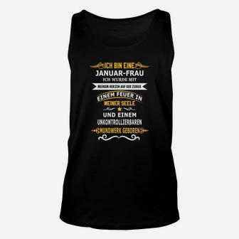 Ich Bin Ein Januar Frau TankTop - Seseable