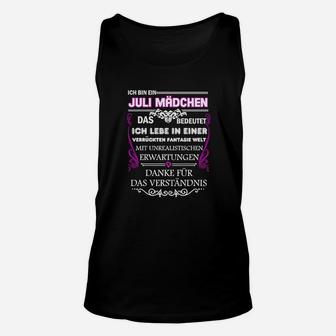 Ich Bin Ein Juli Mädchen TankTop - Seseable