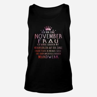 Ich Bin Ein November-Frau TankTop - Seseable