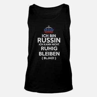 Ich Bin Russin Humorvolles Statement Unisex TankTop für Damen - Seseable