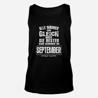 Ich Bin September Geboren Unisex TankTop, Einzigartiges Design für Geburtstagskinder - Seseable