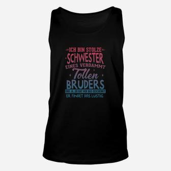 Ich Bin Stolze Schwester TankTop - Seseable