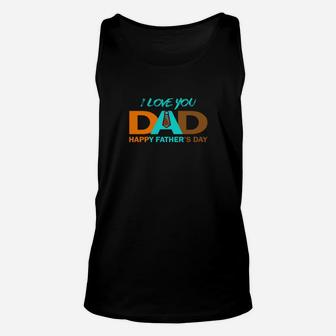 Ich Liebe Dich Papa Vatertag Geschenk TankTop - Seseable