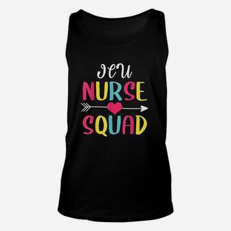 Icu Nurse Squad Cute Funny Nurses Gift Unisex Tank Top - Seseable