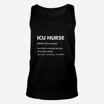 Icu Nurse Unisex Tank Top - Seseable
