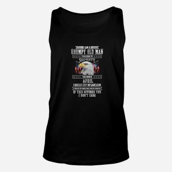 Im A Grumpy Old Man Born In April Fathers Day Gift Unisex Tank Top - Seseable