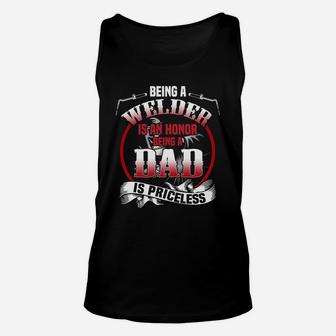I'm A Welder Dad Shirt - Welding T-shirt Unisex Tank Top - Seseable