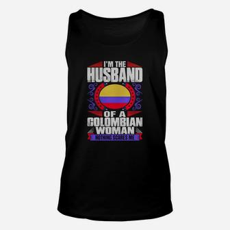Im Colombian Woman Husband T-shirt Unisex Tank Top - Seseable