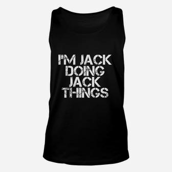 Im Jack Doing Jack Things Funny Christmas Unisex Tank Top | Seseable UK