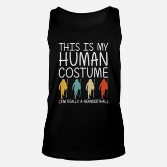 I'm Really A Neanderthal Unisex Tank Top - Seseable