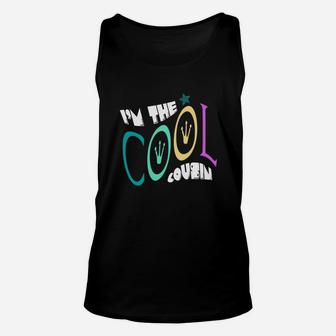 Im The Cool Cousin Cute Funny For Kids Brother Sister Unisex Tank Top - Seseable
