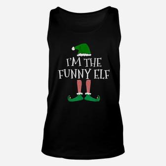 I'm The Funny Elf Matching Family Christmas Unisex Tank Top - Seseable