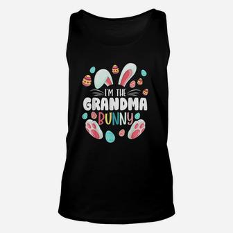 Im The Grandma Bunny Matching Family Easter Party Unisex Tank Top - Seseable
