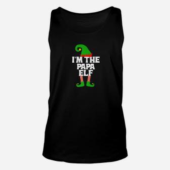 Im The Papa Elf Matching Group Family Christmas Unisex Tank Top - Seseable