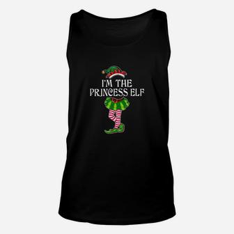 I'm The Princess Elf Christmas Matching Family Group Funny Unisex Tank Top - Seseable