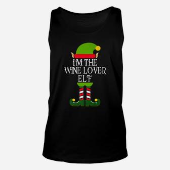 Im The Wine Lover Elf Family Matching Christmas Pajama Tees Unisex Tank Top - Seseable
