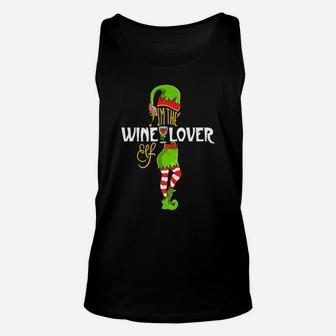 Im The Wine Lover Elf Matching Family Christmas Unisex Tank Top - Seseable