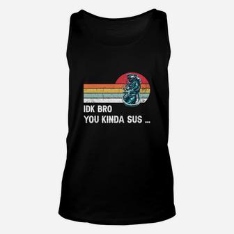 Imposter Among Costume Game Us Sus Vintage Retro Grunge Unisex Tank Top - Seseable