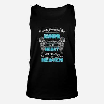 In Loving Memory Of My Grandma I Will Hold You In My Heart Unisex Tank Top - Seseable