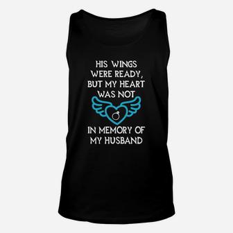 In Memory Of My Husband Apparel Tshirts Unisex Tank Top - Seseable