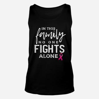 In This Family No One Fights Alone Gift Unisex Tank Top - Seseable