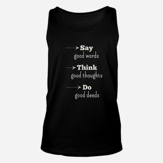 Inspirational Positive Quotes Affirmations Unisex Tank Top - Seseable
