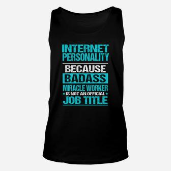 Internet Personality Unisex Tank Top - Seseable