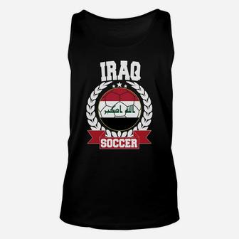 Iraq Soccer, Iraq Team Shirt Unisex Tank Top | Seseable CA