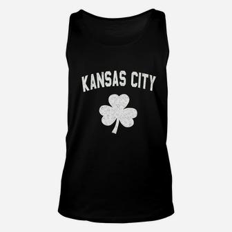 Irish American Shamrock Kansas City St Patricks Day Unisex Tank Top - Seseable