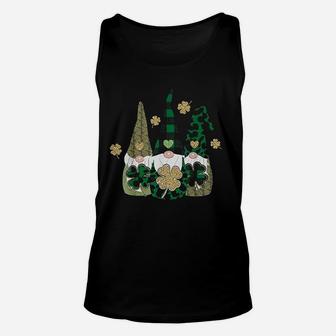 Irish Gnome St Patricks Day Shamrock Lucky Leprechauns Unisex Tank Top - Seseable