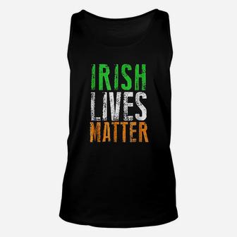 Irish Lives Matter Ireland Pride Flag Tricolour Unisex Tank Top - Seseable