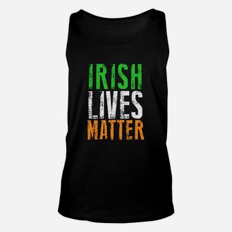 Irish Lives Matter Ireland Pride Flag Unisex Tank Top - Seseable