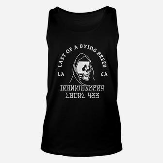 Ironworkers Local 433 Reaper Skull Last Of A Dying Breed Unisex Tank Top - Seseable