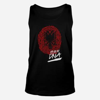 It Is In My Dna Albania Baby Proud Country Flag Unisex Tank Top - Seseable
